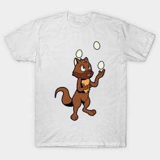 Ferret juggling with eggs - marten T-Shirt